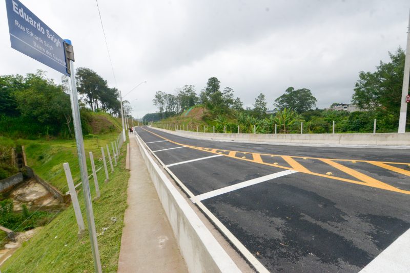 PREFEITO ORLANDO MORANDO ENTREGA NOVO VIÁRIO NO JARDIM DAS ORQUÍDEAS COM ACESSO À IMIGRANTES E AO RODOANEL