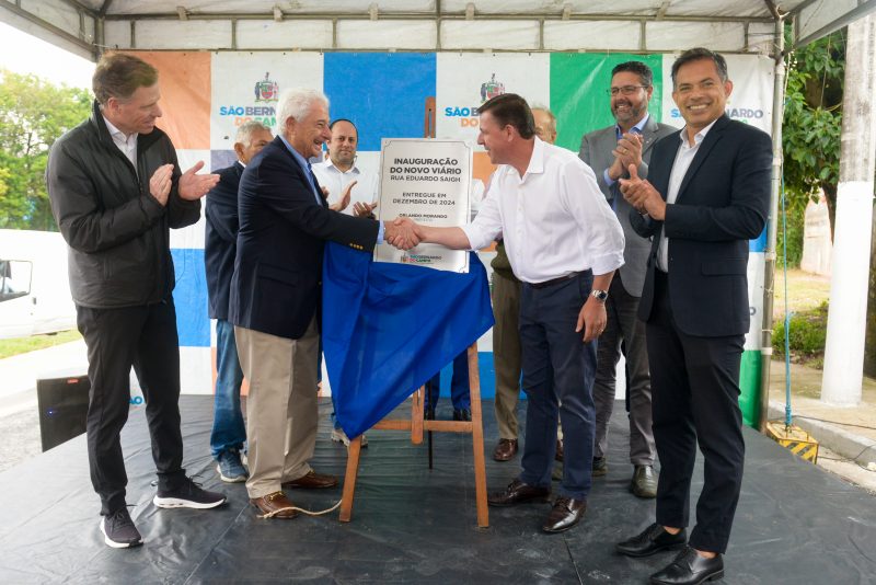 PREFEITO ORLANDO MORANDO ENTREGA NOVO VIÁRIO NO JARDIM DAS ORQUÍDEAS COM ACESSO À IMIGRANTES E AO RODOANEL