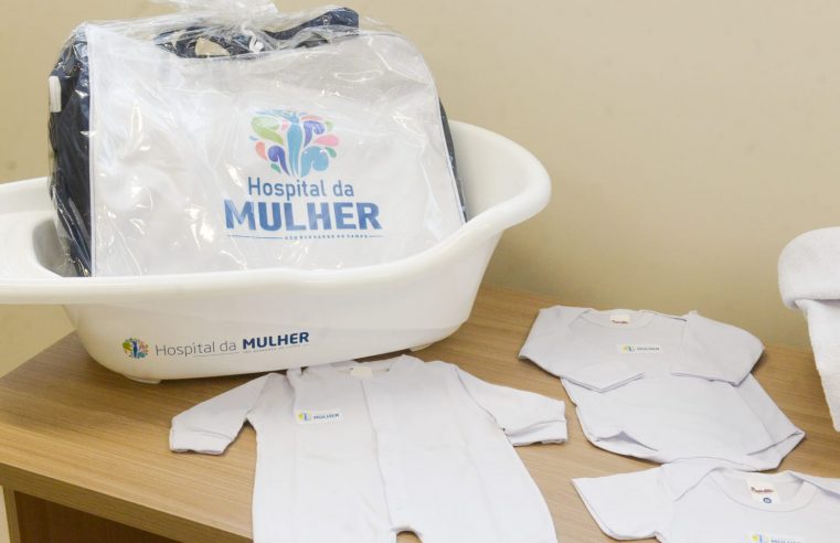 1.500 KITS MATERNIDADE COMEÇAM A SER ENTREGUES NO HOSPITAL DA MULHER
