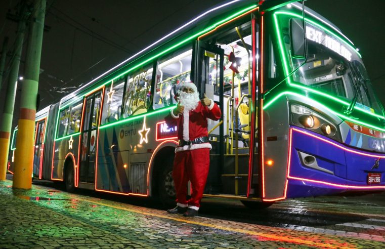 ÔNIBUS DE NATAL DO CORREDOR ABD JÁ ESTÁ CIRCULANDO