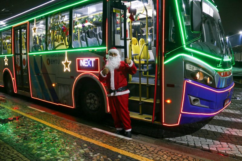 ÔNIBUS DE NATAL DO CORREDOR ABD JÁ ESTÁ CIRCULANDO