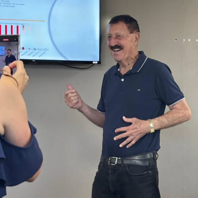 MILTON BIGUCCI COMPLETA 83 ANOS COM HOMENAGENS DE FAMILIARES E COLABORADORES