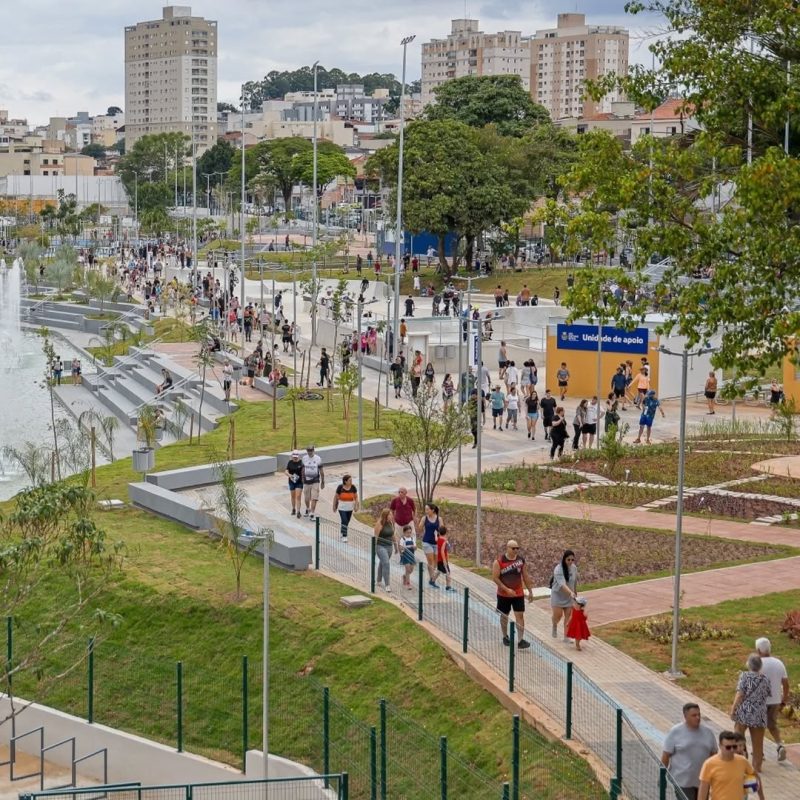 SÃO CAETANO GANHA NOVO POLO DE LAZER COM INAUGURAÇÃO DE PARQUE LINEAR E ENTREGA DE REVITALIZAÇÃO DA CIDADE DAS CRIANÇAS