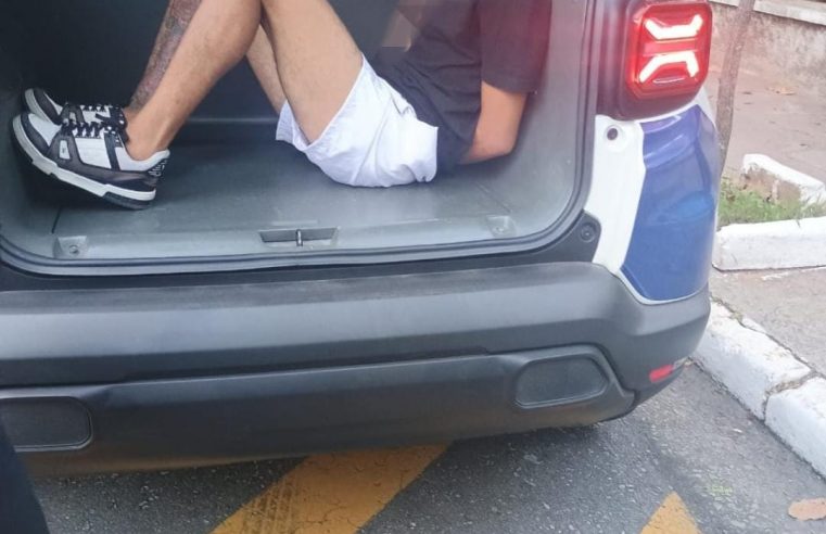 HOMEM É PRESO PELA GCM POR AGREDIR ESPOSA NA FRENTE DO FILHO EM SÃO BERNARDO