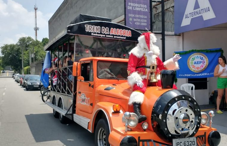 SHOW DE NATAL E PASSEIO DE TRENZINHO GRATUITOS AGITAM A PAULICEIA