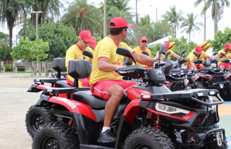 BOMBEIROS E PM RECEBEM 44 QUADRICICLOS PARA ATENDIMENTO NO LITORAL DE SP