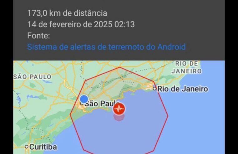 ANATEL APURA ENVIO DE ALERTA DE TERREMOTOS POR SISTEMA DO GOOGLE