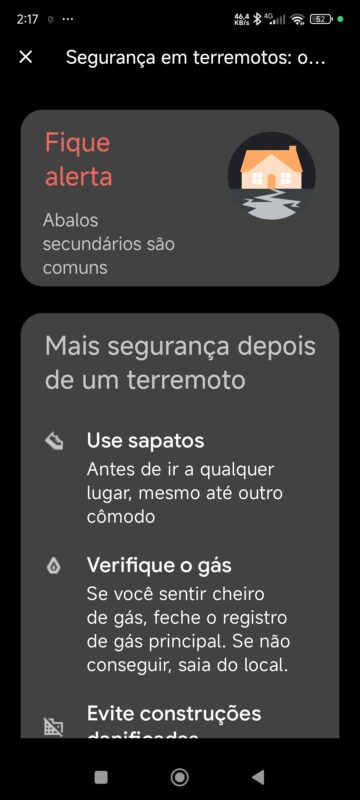ALERTA DE TERREMOTO ASSUSTA MORADORES DE SÃO BERNARDO DURANTE A MADRUGADA
