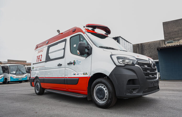 SÃO CAETANO RENOVA FROTA DO SAMU COM AMBULÂNCIA 0KM