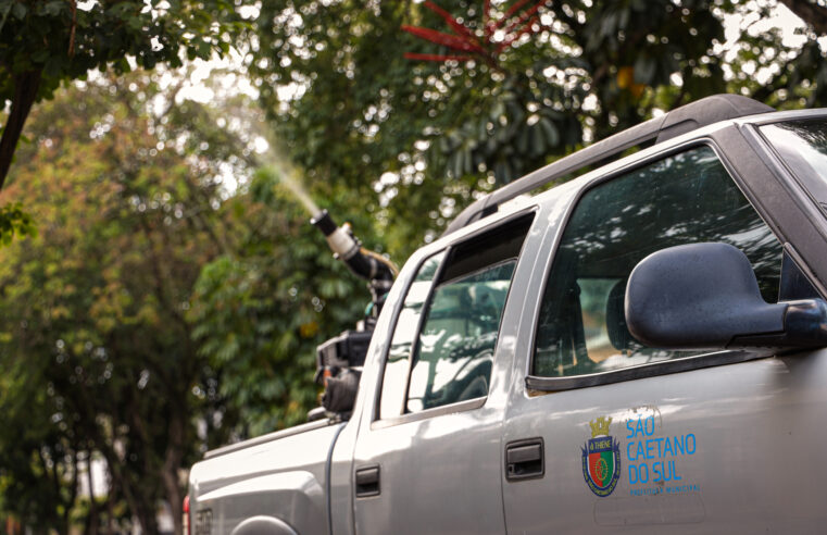 PREFEITURA REALIZA NEBULIZAÇÃO PARA COMBATER A DENGUE EM SÃO CAETANO