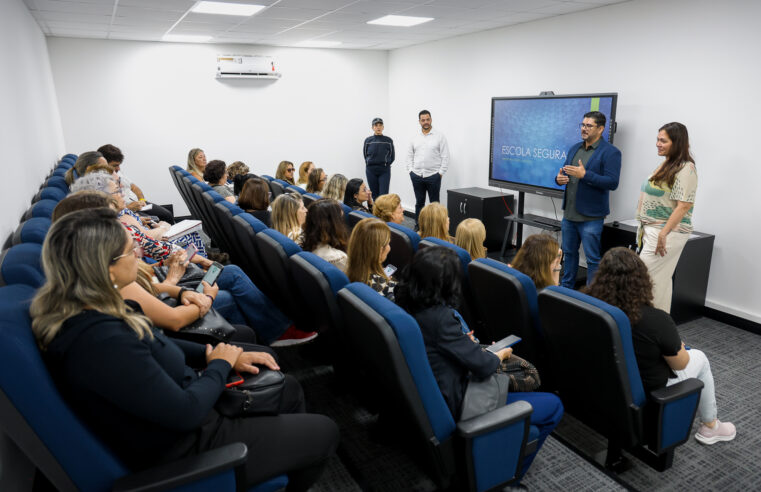 DIRETORES DE ESCOLAS MUNICIPAIS DE SÃO CAETANO RECEBEM CAPACITAÇÃO PARA USO DE APLICATIVO DE SEGURANÇA
