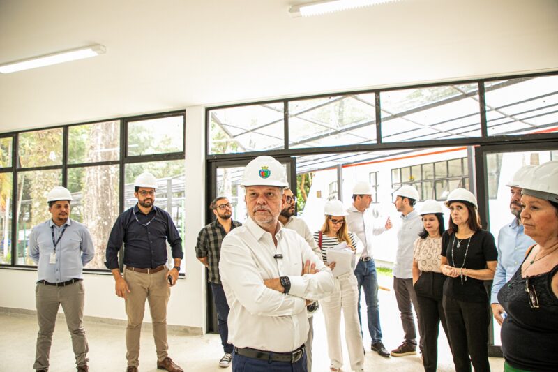PREFEITO DE SÃO CAETANO VISITA OBRAS DO NOVO CENTRO DE REABILITAÇÃO E NEURODESENVOLVIMENTO, EM FASE FINAL