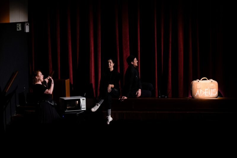 COLETIVO MENELÃO APRESENTA “A CIGANA, O PALHAÇO E O ASTRONAUTA” NO TEATRO LAURO GOMES