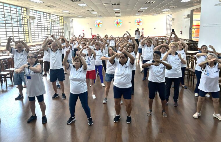 AULÃO ESPECIAL DA UNIMAIS PROMOVE SAÚDE E BEM-ESTAR PARA IDOSOS DE SÃO CAETANO