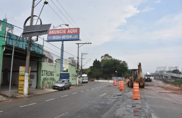 SANTO ANDRÉ INTERDITA CALÇADAS PARA MODERNIZAÇÃO NO TRECHO DO COMPLEXO VIÁRIO SANTA TERESINHA