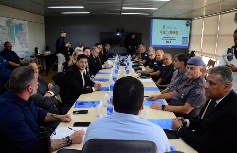 SANTO ANDRÉ REALIZA REUNIÃO INTEGRADA COM FORÇAS POLICIAIS