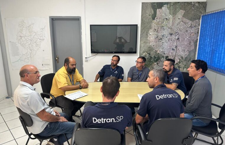 SECRETARIA DE MOBILIDADE E TRANSPORTES DE DIADEMA DISCUTE AÇÕES CONJUNTAS COM DETRAN-SP