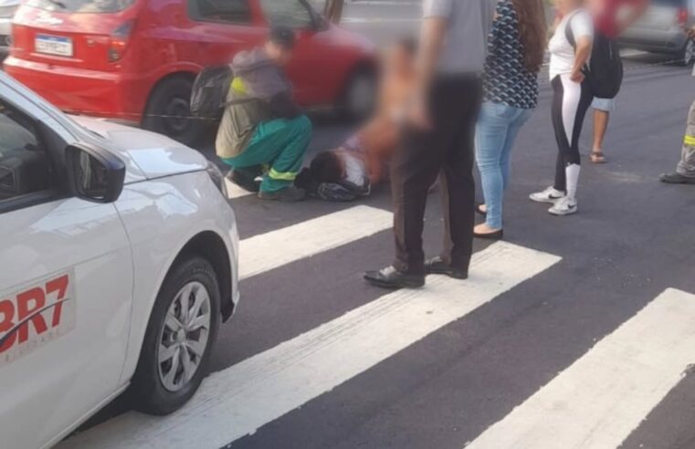 ADOLESCENTE É ATROPELADO POR MOTO NO SILVINA