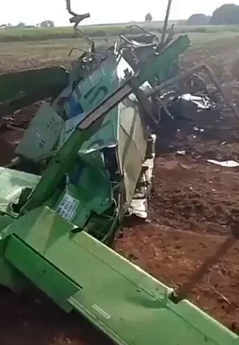 PILOTO MORRE APÓS QUEDA DE AVIÃO AGRÍCOLA NO INTERIOR DE SP