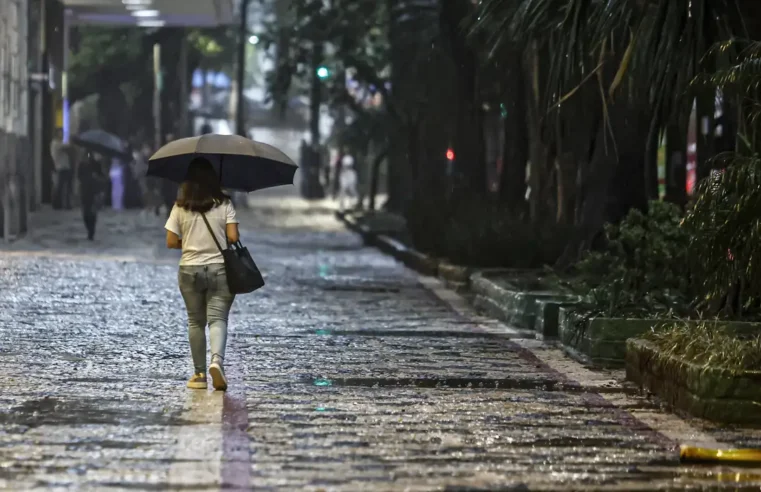 DEFESA CIVIL ENVIA ALERTA SEVERO DE CHUVA PARA A CAPITAL PAULISTA