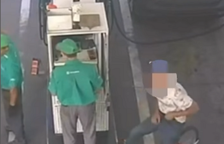 TENTATIVA DE ASSALTO EM POSTO DE GASOLINA DEIXA FRENTISTA BALEADO NA CAPITAL