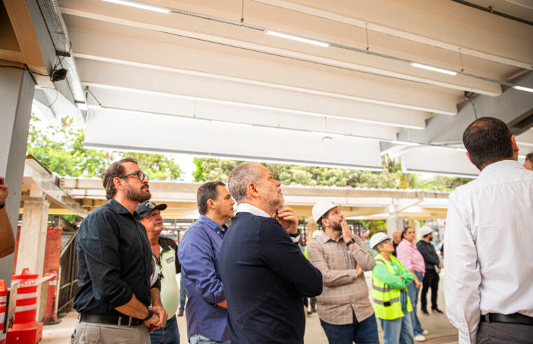 OBRA DE REVITALIZAÇÃO DO MÓDULO 1 DO TERMINAL RODOVIÁRIO DE SÃO CAETANO CHEGA A 80%