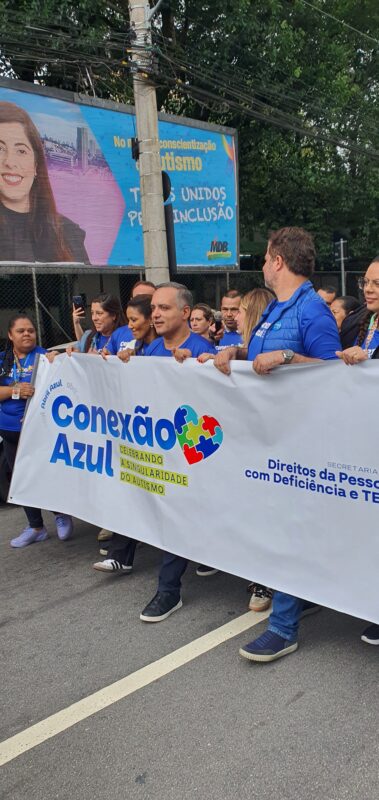 CAMINHADA CONEXÃO AZUL REÚNE 1.300 PESSOAS EM SÃO BERNARDO PELO AUTISMO