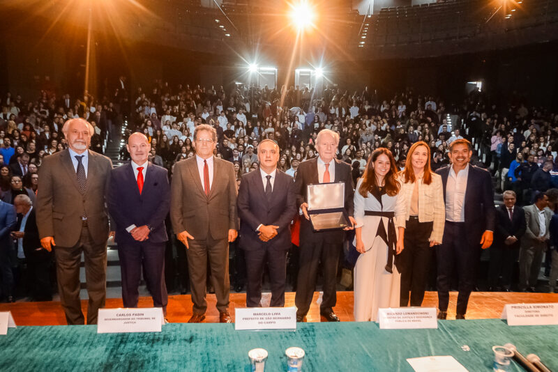 EM SÃO BERNARDO, MINISTRO RICARDO LEWANDOWSKI DISCUTE PEC DA SEGURANÇA DURANTE AULA MAGNA 