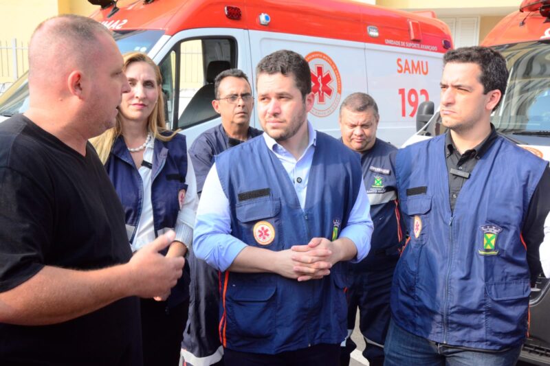 SANTO ANDRÉ RECEBE QUATRO NOVAS AMBULÂNCIAS PARA QUALIFICAR O SAMU