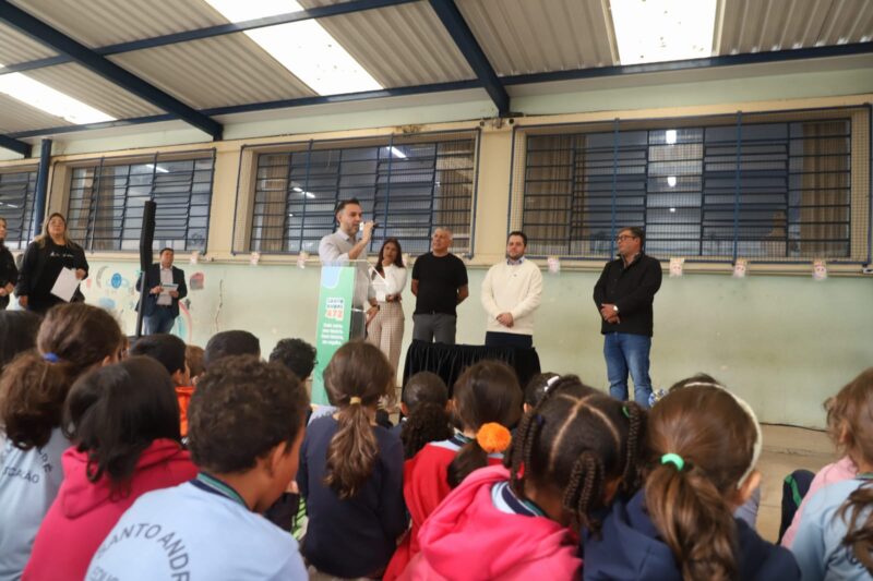 SANTO ANDRÉ INICIA OBRAS DE MODERNIZAÇÃO DA EMEIEF PROF.ª HERMÍNIA LOPES LOBO