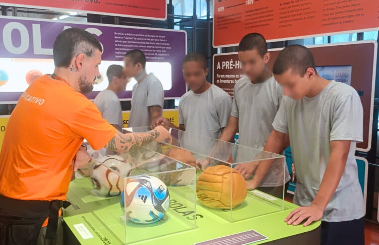 VISITA AO MUSEU DO FUTEBOL DESPERTA SONHOS EM JOVENS DA FUNDAÇÃO CASA DE SÃO BERNARDO