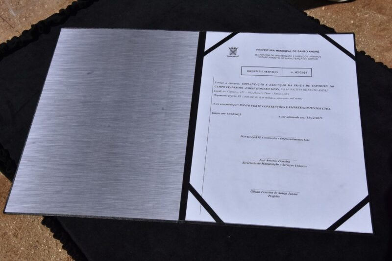 SANTO ANDRÉ COMEÇA A MODERNIZAR CAMPO TRANSRODI, QUE GANHARÁ ÁREA DE LAZER