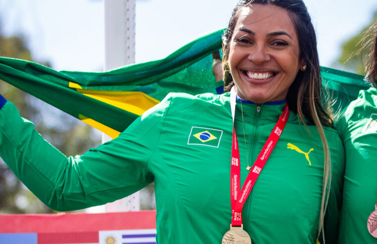 ATLETA DE SÃO CAETANO CONQUISTA OURO E BATE RECORDE NO LANÇAMENTO DE DARDO NO SUL-AMERICANO DA ARGENTINA
