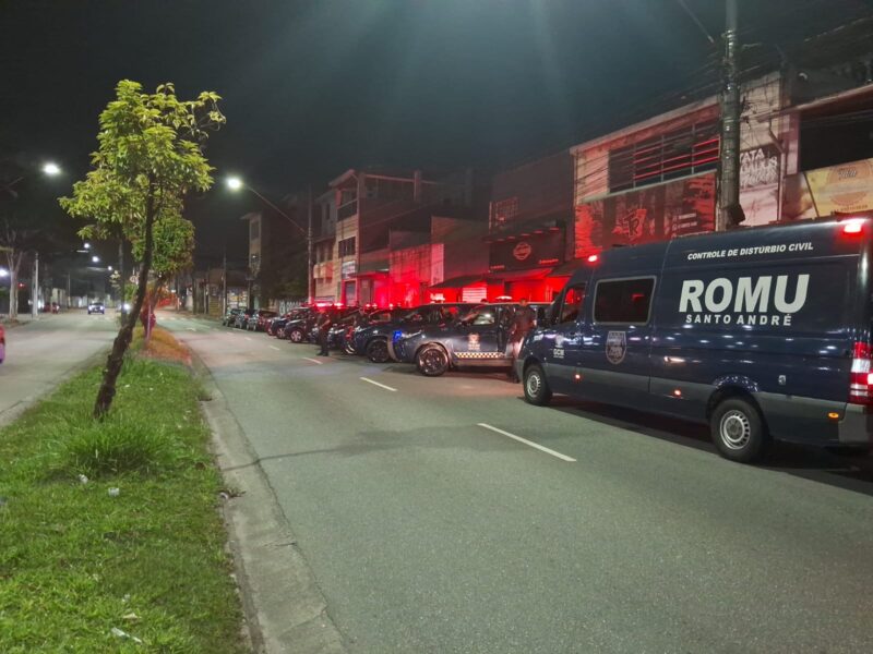 GCM DE SANTO ANDRÉ REALIZA OPERAÇÃO PONTO SEGURO NA REGIÃO DA VILA LUZITA