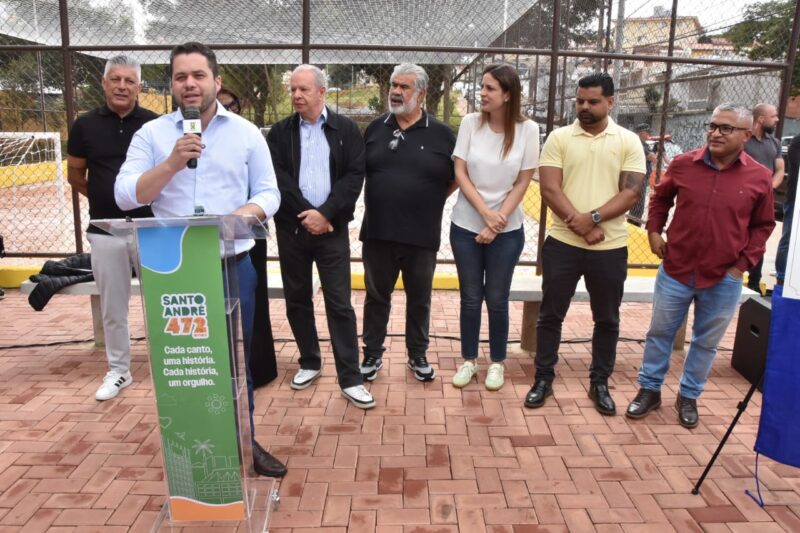 SANTO ANDRÉ ENTREGA REVITALIZAÇÃO DA PRAÇA CHICO XAVIER, NA VILA FLORESTA