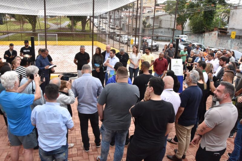 SANTO ANDRÉ ENTREGA REVITALIZAÇÃO DA PRAÇA CHICO XAVIER, NA VILA FLORESTA