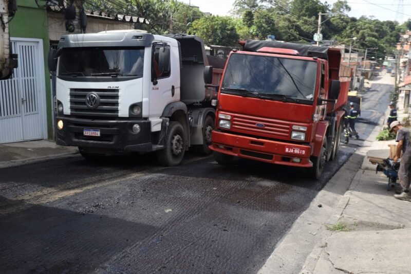 PARQUE MIAMI, EM SANTO ANDRÉ, RECEBE ASFALTO NOVO E ILUMINAÇÃO DE LED