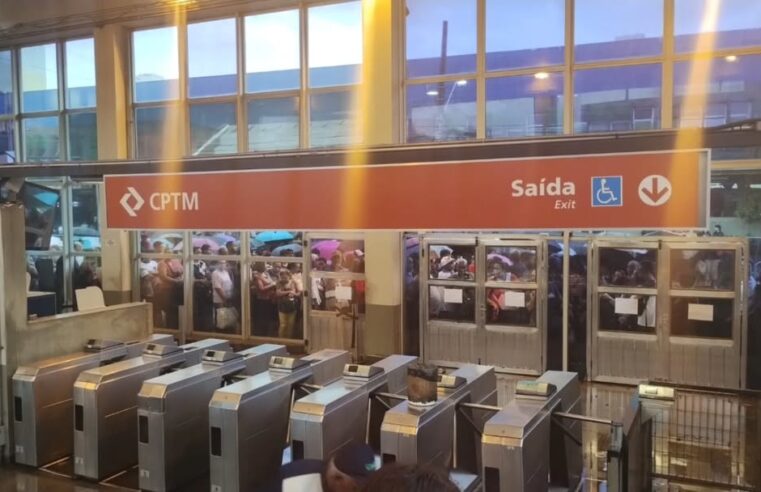 CPTM RETOMA CIRCULAÇÃO NORMAL NA LINHA 10-TURQUESA APÓS ALAGAMENTO EM SANTO ANDRÉ