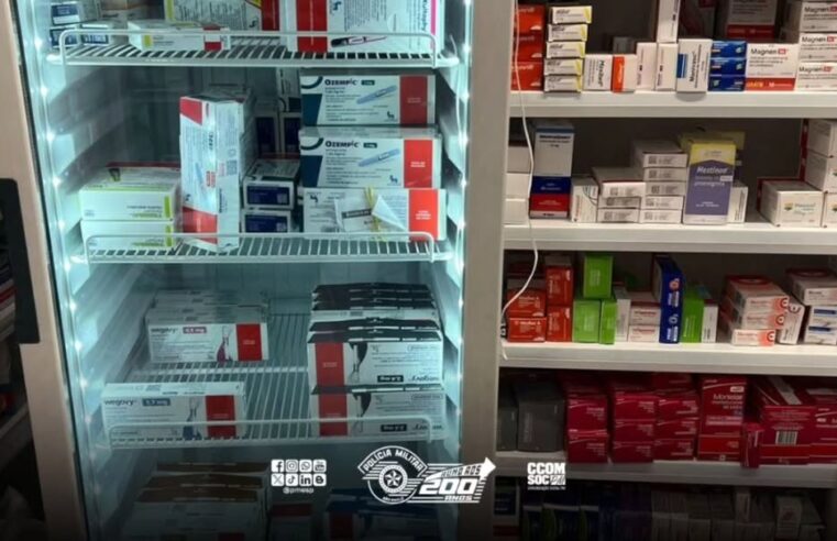 NA CAPITAL, TRIO É DETIDO COM R$ 57 MIL EM OZEMPIC E WEGOVY APÓS ROUBO A FARMÁCIA; CARRO ROUBADO EM SÃO BERNARDO SERIA USADO NA FUGA