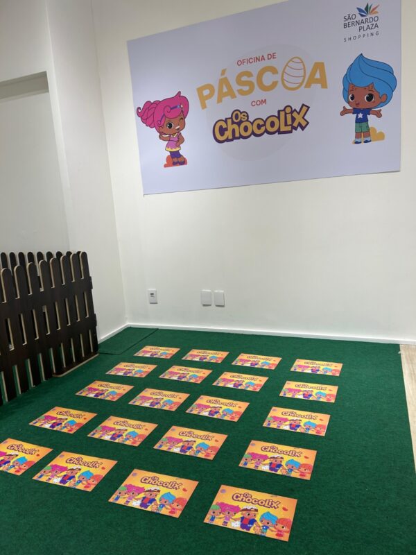 GRATUITO: PROGRAMAÇÃO INFANTIL DE PÁSCOA TRAZ OFICINAS, PARADAS MUSICAIS E ENCONTRO COM PERSONAGENS DO CHOCOLIX NO SÃO BERNARDO PLAZA