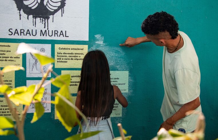 VAI DAR CERTO – SARAU MURAL LEVA POESIA E ARTE URBANA ÀS ESCOLAS PÚBLICAS DE DIADEMA