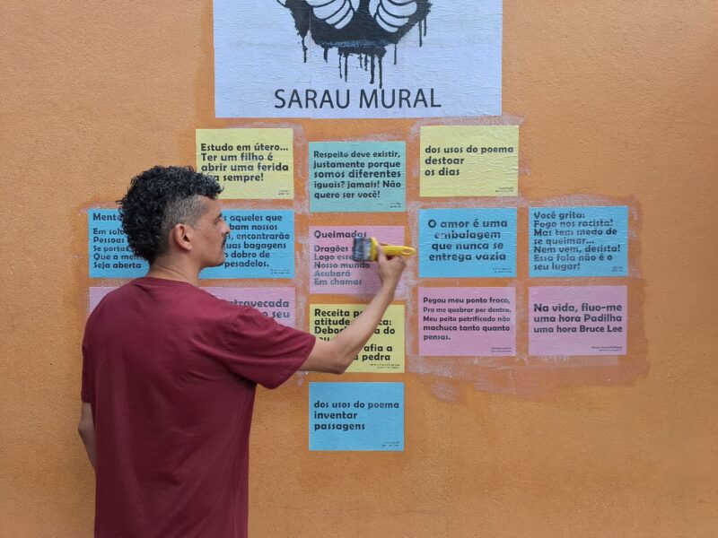 VAI DAR CERTO – SARAU MURAL LEVA POESIA E ARTE URBANA ÀS ESCOLAS PÚBLICAS DE DIADEMA