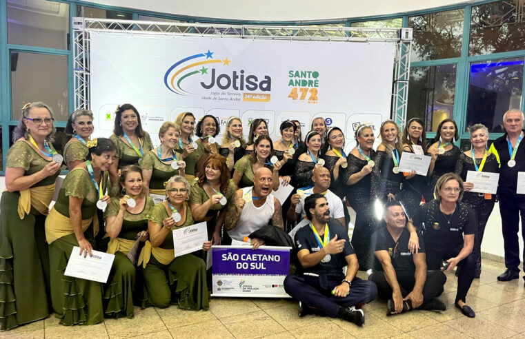 SÃO CAETANO CONQUISTA 44 MEDALHAS NOS JOGOS DA TERCEIRA IDADE DE SANTO ANDRÉ