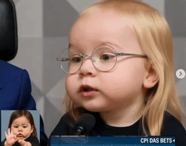 VÍDEOS FEITOS COM IA QUE MOSTRAM CRIANÇAS REENCENANDO ÁUDIOS REAIS DA CPI DAS BETS VIRALIZAM