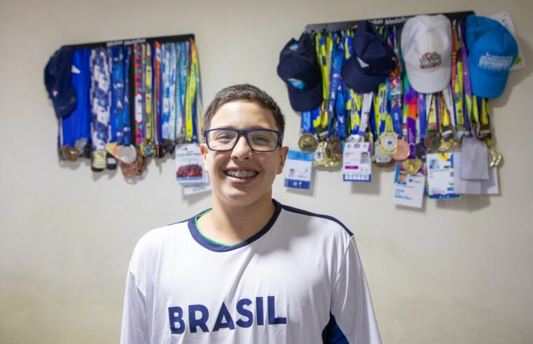 ESTUDANTE DA REDE MUNICIPAL DE SÃO CAETANO É PROMESSA DA NATAÇÃO PARALÍMPICA DO BRASIL