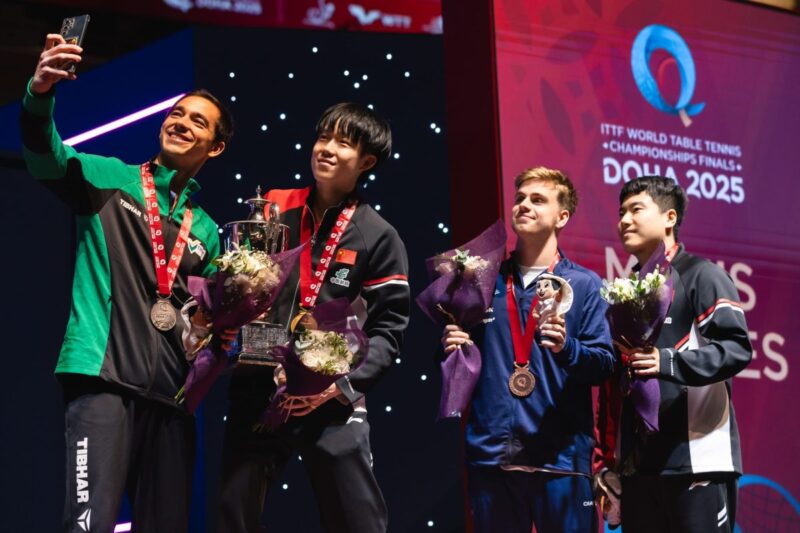 MESATENISTA DE SÃO CAETANO, HUGO CALDERANO DERRUBA NOVO TABU, CONQUISTA PRATA NO MUNDIAL DE DOHA E FAZ HISTÓRIA