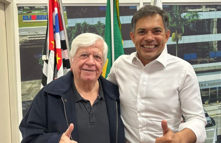 DANILO LIMA RECEBE VISITA DE WILLIAM DIB NA CÂMARA DE SÃO BERNARDO