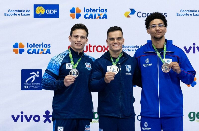 ATLETAS DE SÃO CAETANO CONQUISTARAM CINCO MEDALHAS NO TROFÉU BRASIL DE GINÁSTICA EM BRASÍLIA NO FIM DE SEMANA