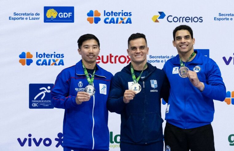 ATLETAS DE SÃO CAETANO CONQUISTARAM CINCO MEDALHAS NO TROFÉU BRASIL DE GINÁSTICA EM BRASÍLIA NO FIM DE SEMANA