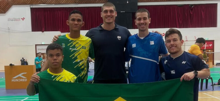 ATLETA DE SÃO CAETANO PASSA PARA AS OITAVAS DE FINAL NO TORNEIO INTERNACIONAL DE DUBAI DE PARABADMINTON